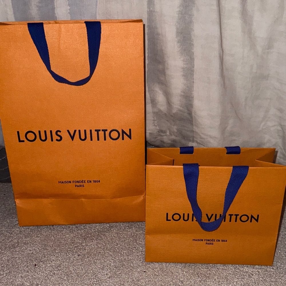 Louis Vuitton Orange Shopping Bags
